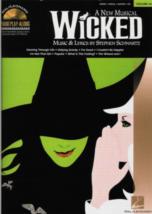 Piano Play Along 46 Wicked Book & Cd Pvg Sheet Music Songbook