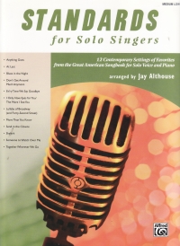 Standards For Solo Singers Med/low Pvg Sheet Music Songbook