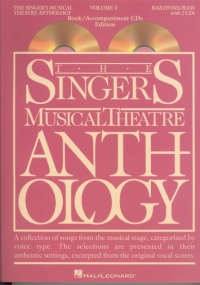 Singers Musical Theatre Anthology 3 Bari/bass +cd Sheet Music Songbook