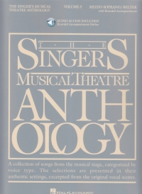 Singers Musical Theatre Anthology 3 Mezzo/audio Sheet Music Songbook