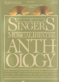 Singers Musical Theatre Anthology 3 Tenor + Cd Sheet Music Songbook