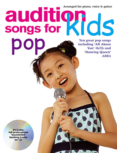 Audition Songs For Kids Pop Book & Cd Pvg Sheet Music Songbook