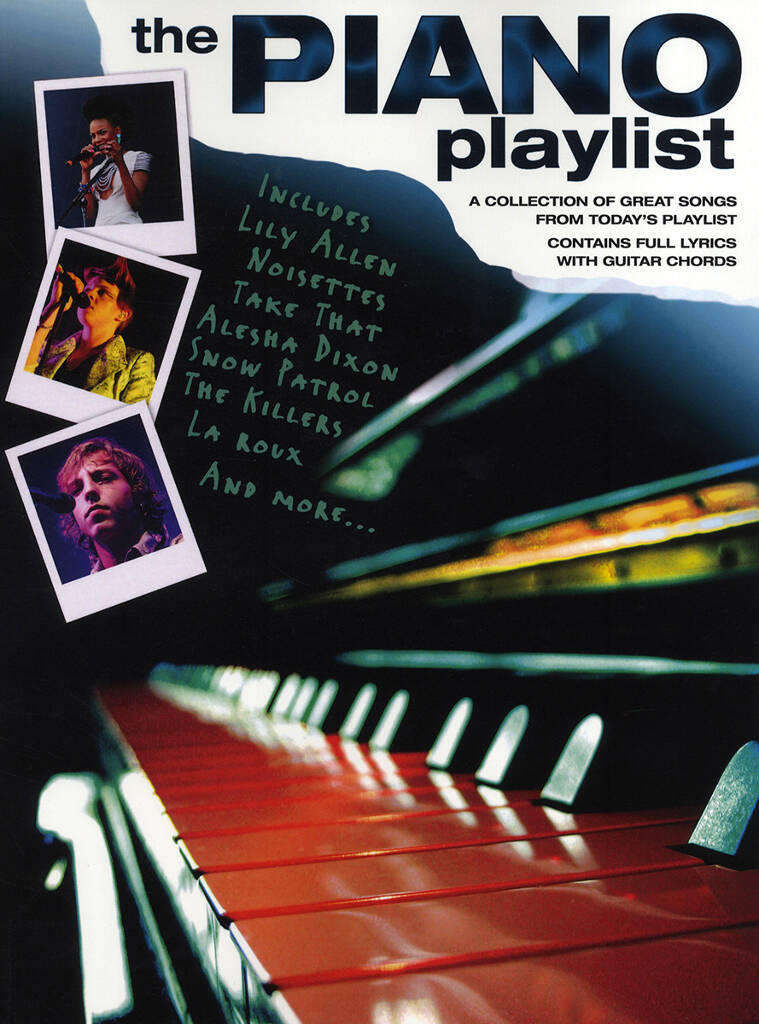 Piano Playlist  Pvg Sheet Music Songbook