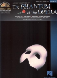 Piano Play Along 83 Phantom Of The Opera Book & Cd Sheet Music Songbook