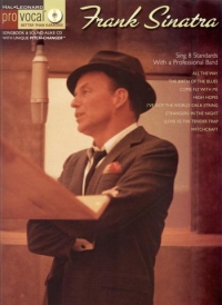 Pro Vocal Frank Sinatra Book & Cd Sheet Music Songbook