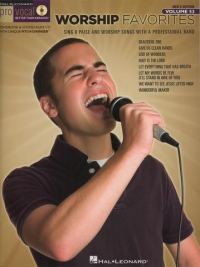 Pro Vocal 53 Worship Favorites Book & Cd Men Sheet Music Songbook