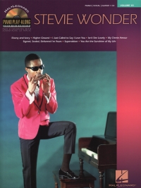 Piano Play Along 111 Stevie Wonder Book & Cd Sheet Music Songbook