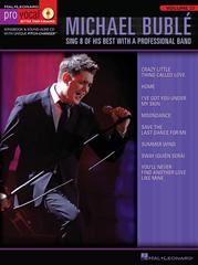 Pro Vocal 27 Michael Buble Book & Cd Mens Sheet Music Songbook