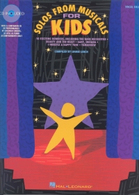 Solos From Musicals For Kids Book + Cd Sheet Music Songbook