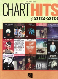 Chart Hits Of 2012-2013 Pvg Sheet Music Songbook