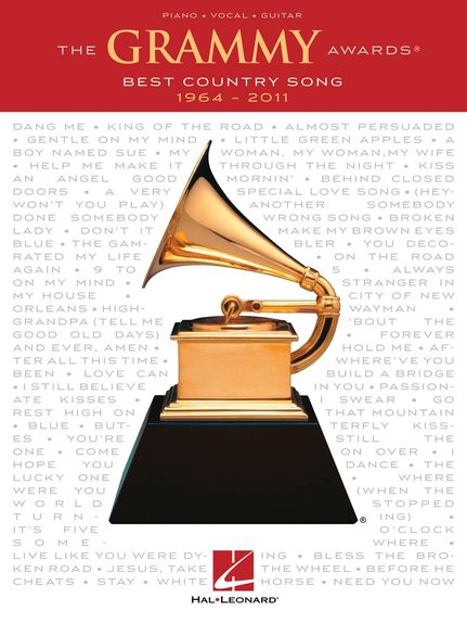 Grammy Awards Best Country Song 1964-2011 Pvg Sheet Music Songbook