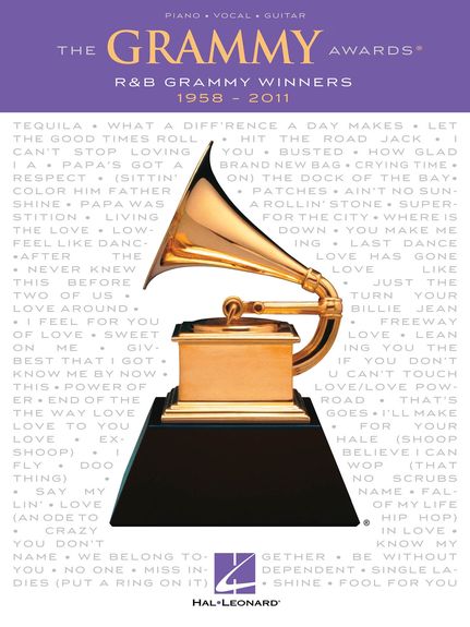 Grammy Awards Best R&b Song 1958-2011 Pvg Sheet Music Songbook