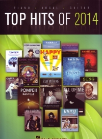 Top Hits Of 2014 Pvg Sheet Music Songbook