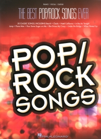 Best Pop Rock Songs Ever Pvg Sheet Music Songbook