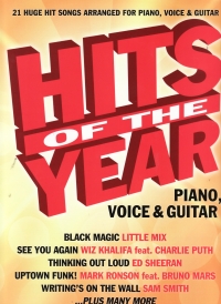 Hits Of The Year 2015 Pvg Sheet Music Songbook