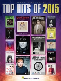 Top Hits Of 2015 Pvg Sheet Music Songbook