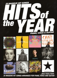 Hits Of The Year 2016 Pvg Sheet Music Songbook