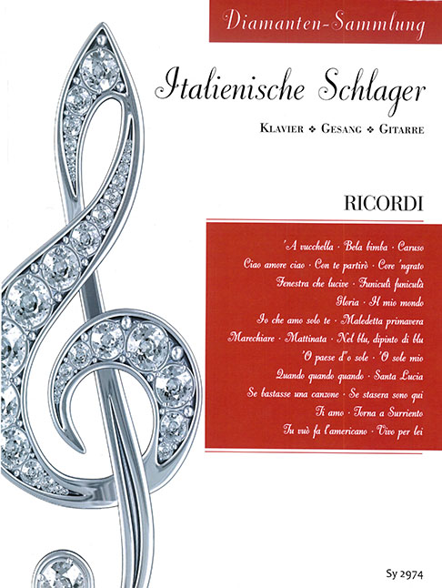 Diamanten-sammlung – Italienische Schlager Sheet Music Songbook