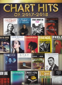 Chart Hits Of 2017-2018 Pvg Sheet Music Songbook