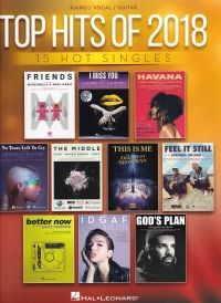 Top Hits Of 2018 Pvg Sheet Music Songbook