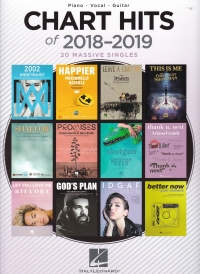 Chart Hits Of 2018-2019 Pvg Sheet Music Songbook