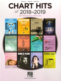 Chart Hits Of 2018-2019 20 Massive Singles Pvg Sheet Music Songbook