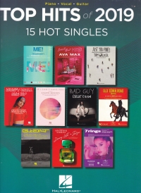 Top Hits Of 2019 Pvg Sheet Music Songbook