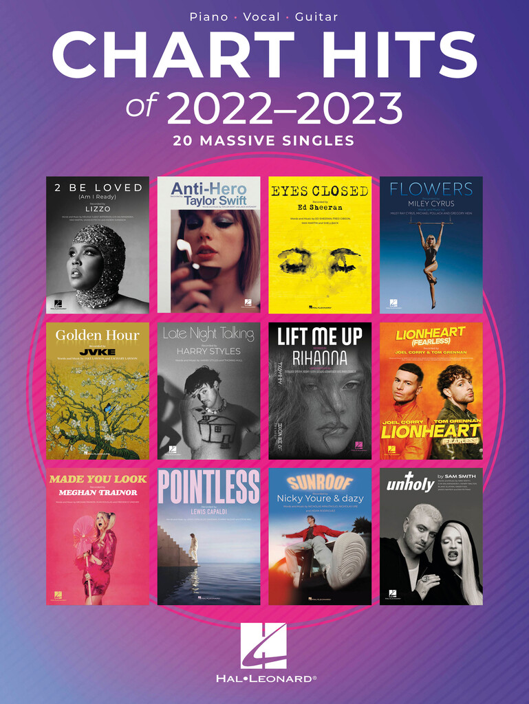 Chart Hits Of 2022-2023 Pvg Sheet Music Songbook