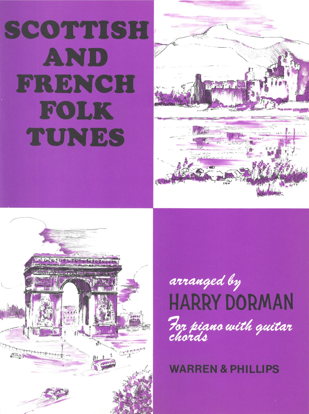 Scottish And French Folk Tunes Sheet Music Songbook