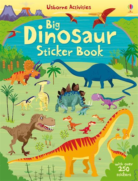 Usborne Big Dinosaur Sticker Book Sheet Music Songbook