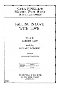 Falling In Love With Love Rodgers & Hart 2pt Sheet Music Songbook