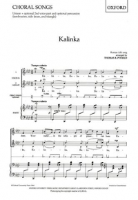 Kalinka Pitfield Unison Sheet Music Songbook