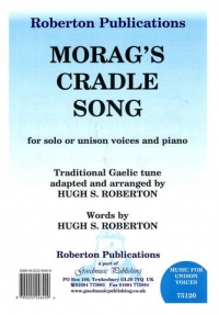 Morags Cradle Song Roberton Unison Sheet Music Songbook