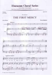 First Mercy Roberts/blunt Unison Sheet Music Songbook