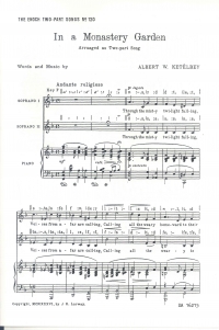 In A Monastery Garden Ketelbey Ss Sheet Music Songbook