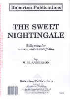 Sweet Nightingale Anderson Unison Sheet Music Songbook