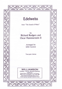 Edelweiss Rodgers/hammerstein 2part Sheet Music Songbook