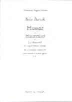 Hussar 6 Childrens Choruses Bartok Sa Sheet Music Songbook