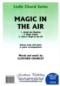 Magic In The Air Crawley Unison Sheet Music Songbook