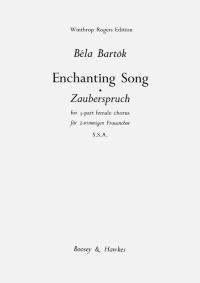 Enchanting Song Bartok Female Choir Ssa Sheet Music Songbook