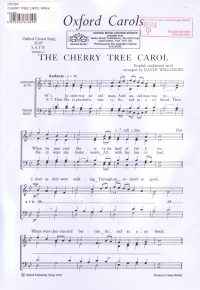 Cherry Tree Carol Willcocks Satb Sheet Music Songbook