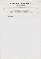 Bone Pastor Panis Vere Harness Satb Sheet Music Songbook