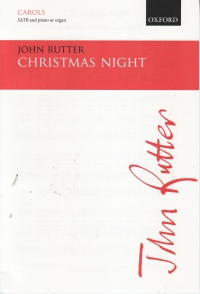 Christmas Night Rutter Satb Sheet Music Songbook