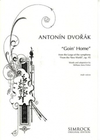 Goin Home Dvorak/fisher Ttbb Sheet Music Songbook