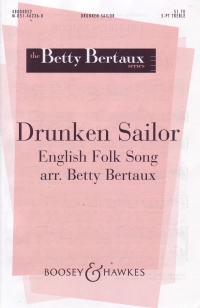 Drunken Sailor Bertaux Sssss Sheet Music Songbook