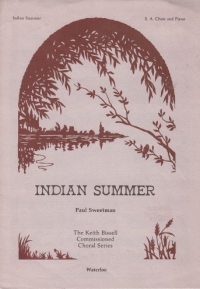 Indian Summer Sweetman Sa Sheet Music Songbook