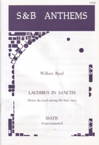 Laudibus In Sanctis Byrd Ssatb Sheet Music Songbook