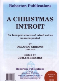 Christmas Introit Gibbons/beechey Satb Sheet Music Songbook