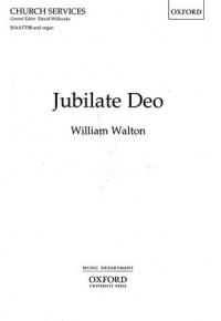 Jubilate Deo Walton Ssaattbb Sheet Music Songbook