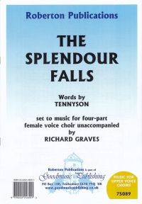 Splendour Falls Tennyson Arr Graves Ssaa Sheet Music Songbook